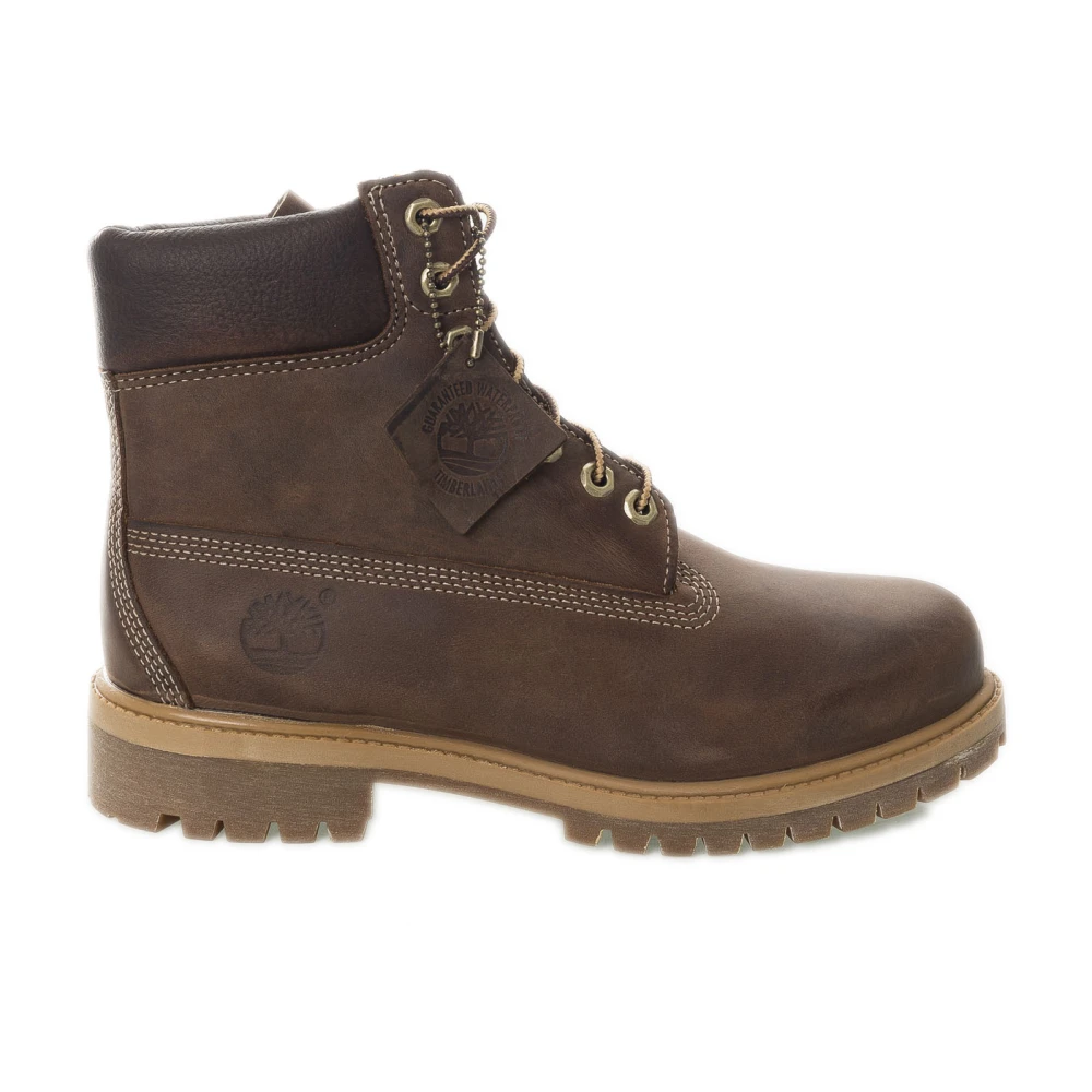 Timberland Uomo Marrone - Premium Stivale Impermeabile Allacciato Da 15 Cm - Shoes - 43 Eu - Immagine 8