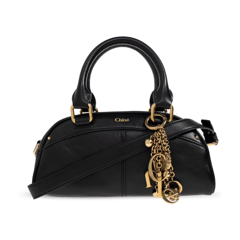 Chloé Women's Black Handbags, One Size, Bowling Small Handbag