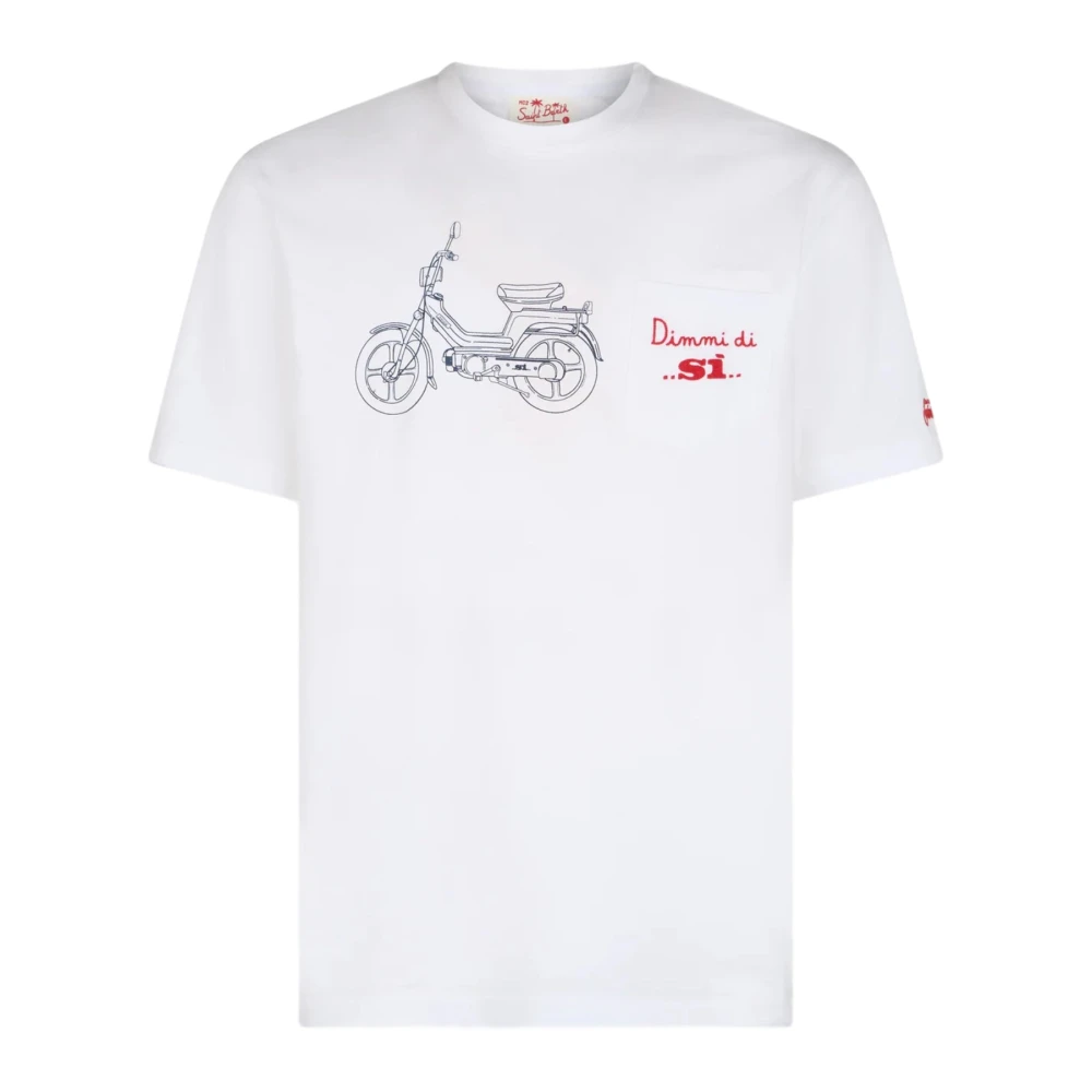 Saint Barth Austin Wit T-shirts en Polos White Heren