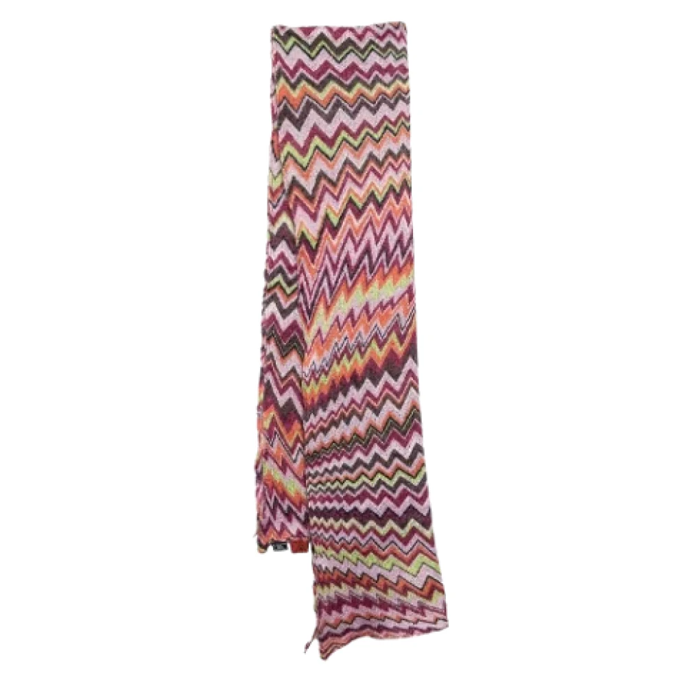 Missoni Pre-owned Wool scarves Multicolor Unisex