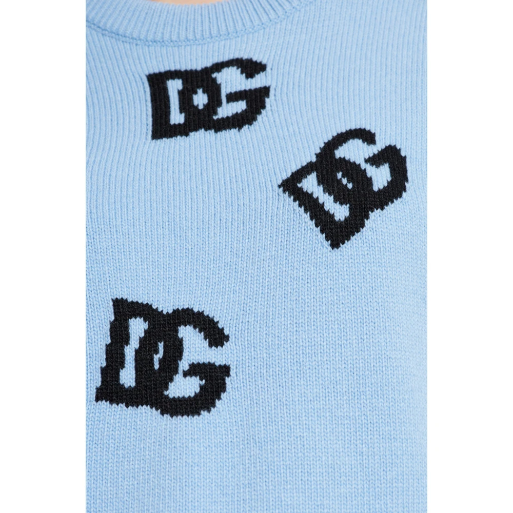Dolce & Gabbana Wollen trui Blue Dames