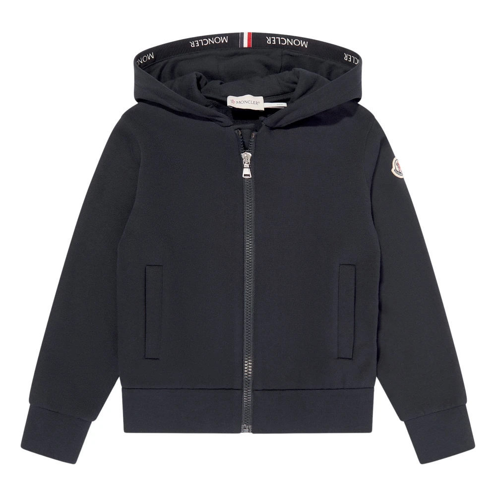Moncler Boys Blue Kids Sweatshirts, 10 Y, Zip-Up Hoodie
