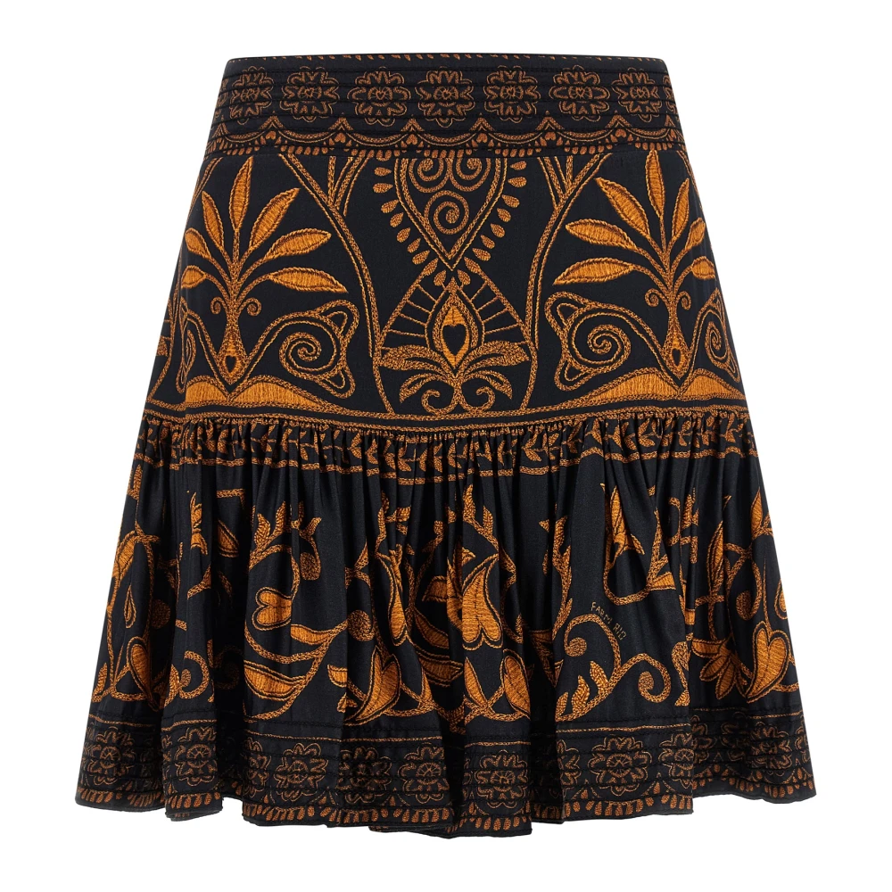 Farm Rio Women's Multicolor Short Skirts, S, Mini Cornely Anika Skirt