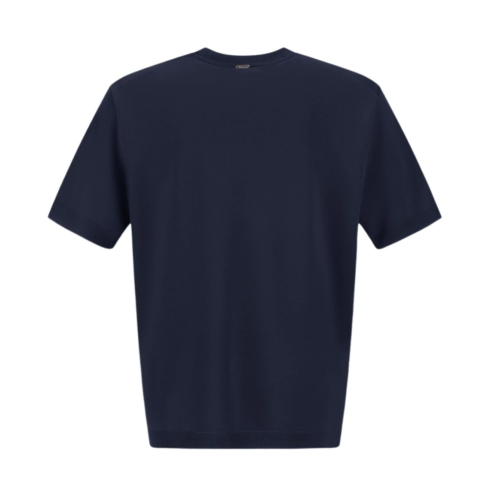 Herno Hombre Azul Camisetas, Talla: M