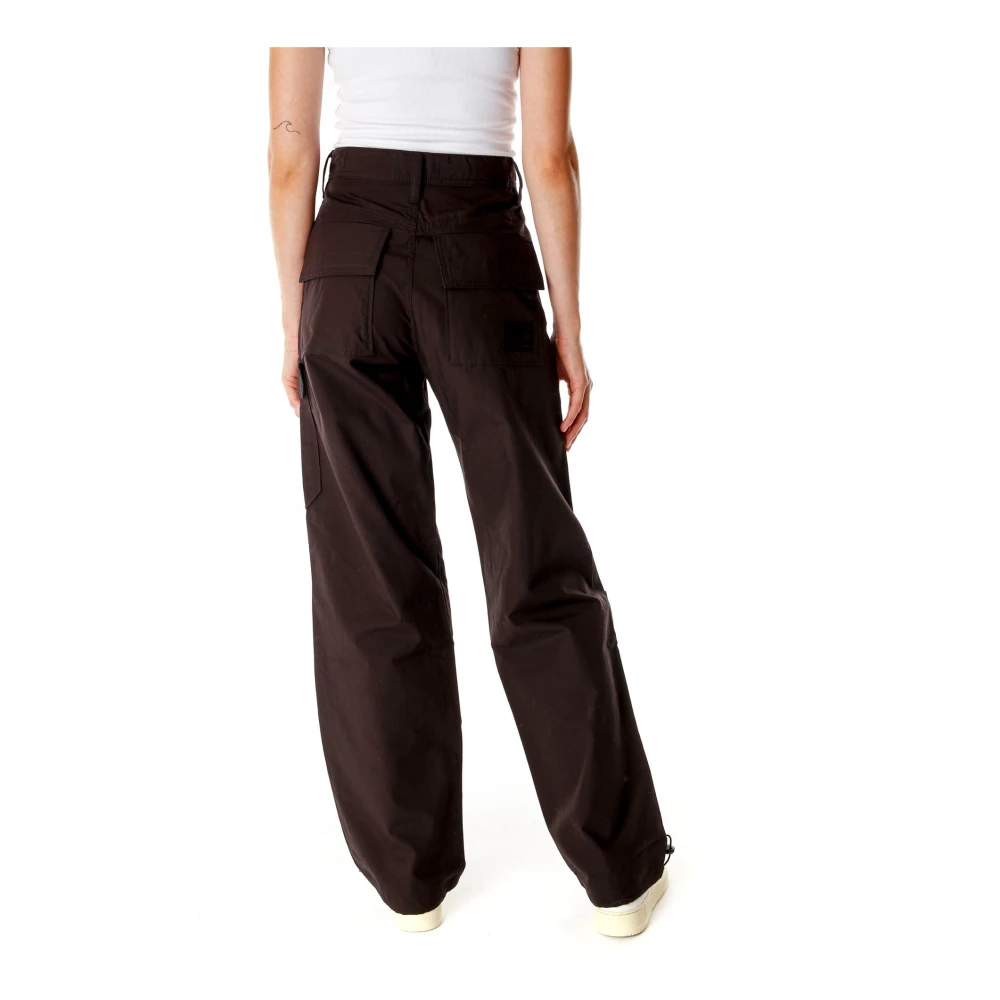 G-Star Cargo Broek met Hoge Taille Black Dames