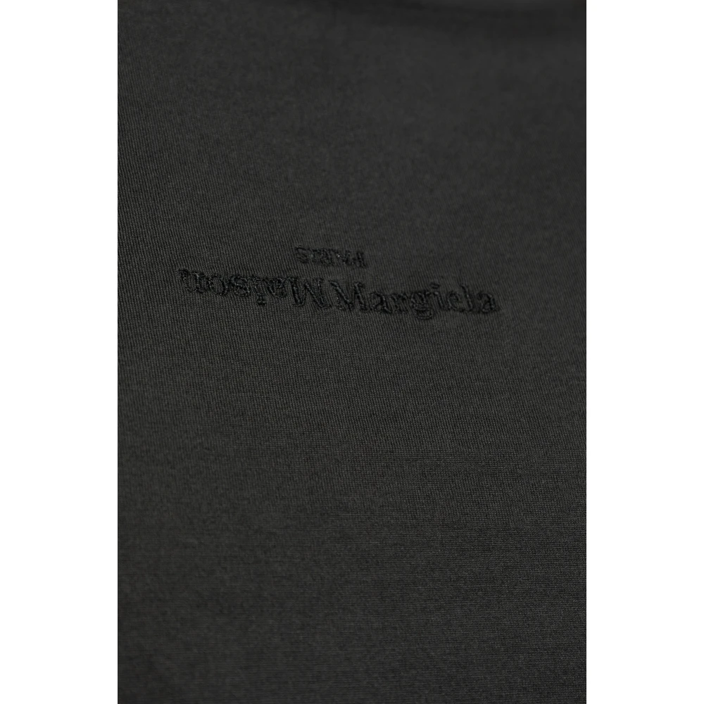 Maison Margiela T-shirt met logo Gray Heren