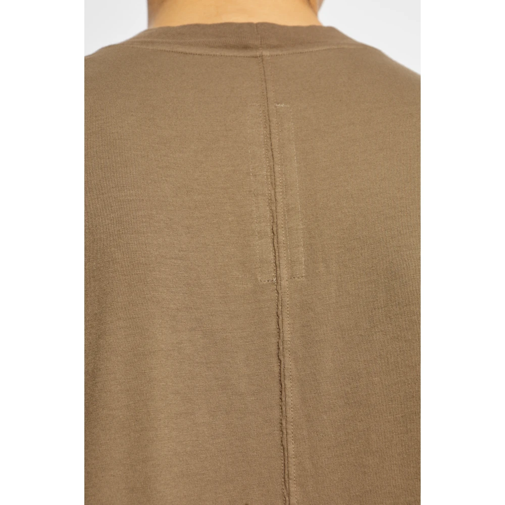 Rick Owens T-shirt Jumbo Brown Heren