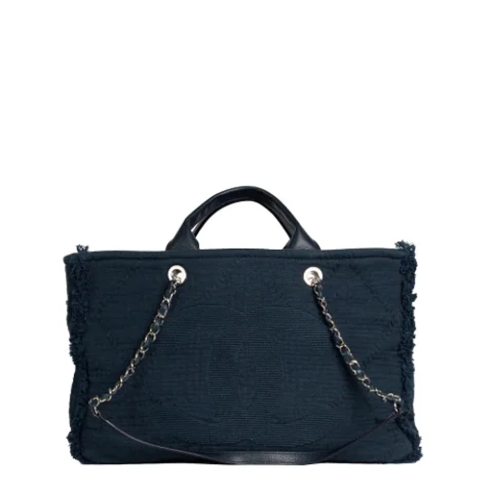 Chanel Vintage Pre-owned Fabric chanel-bags Blue Dames