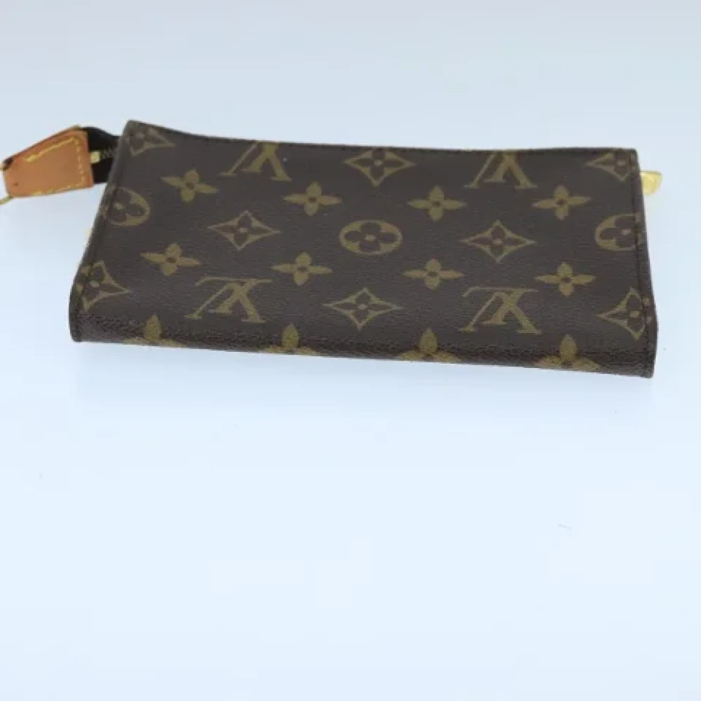 Louis Vuitton Vintage Pre-owned Leather pouches Brown Dames