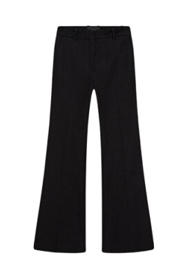 stretch-gabardine-flare-trousers