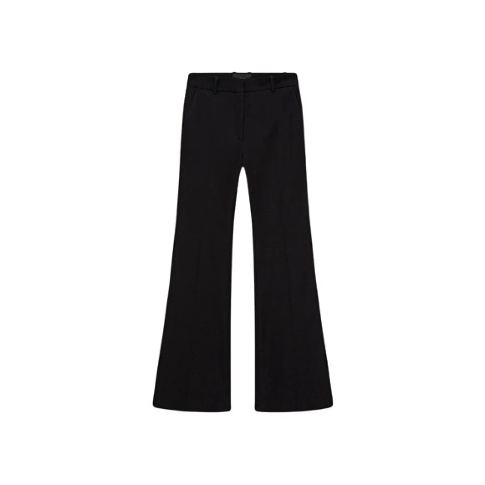 Joseph Stretch Gabardine Flare Broek Black Dames