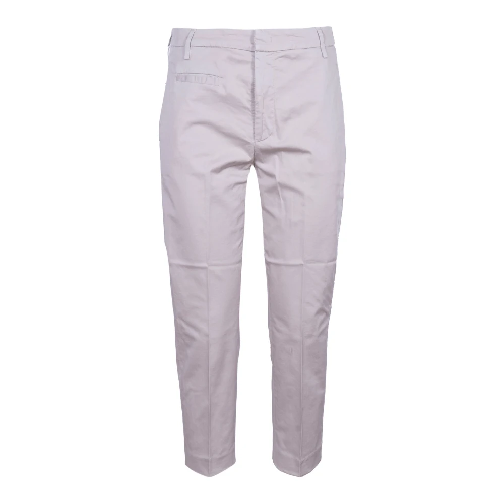 Dondup Donna Beige Pantaloni, 2XS, New,