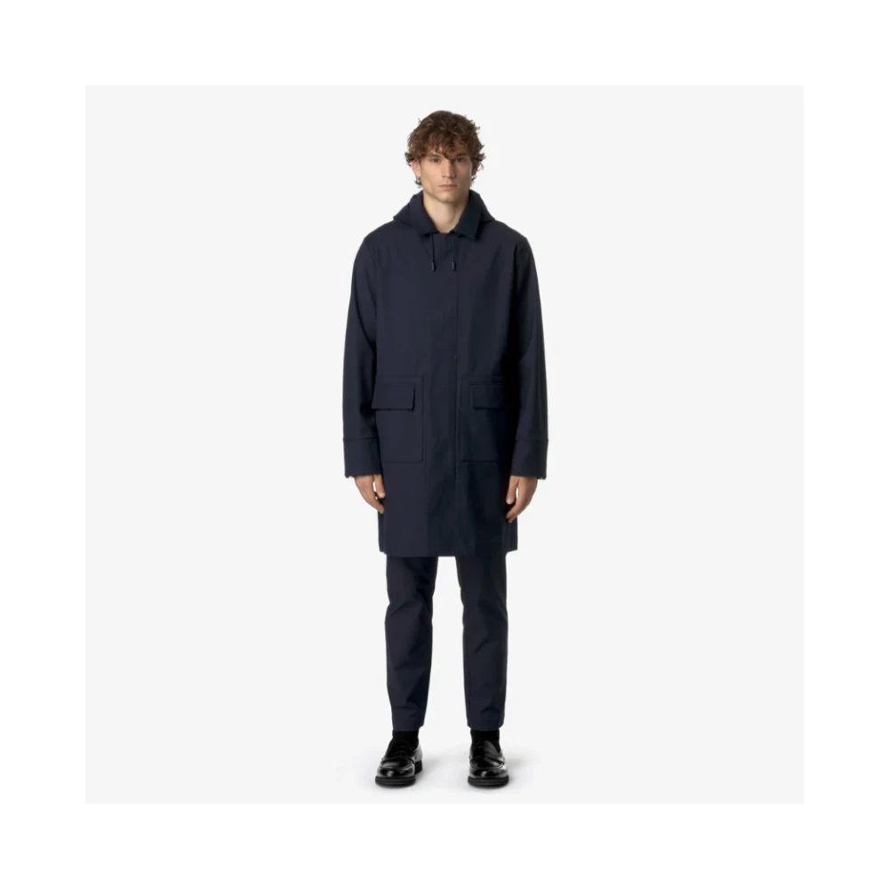 K-way Tech Wolmix Jas Blauw Blue Heren