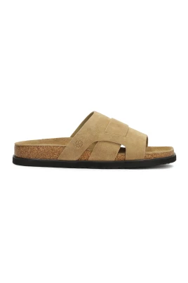 Beige mocka flip-flops