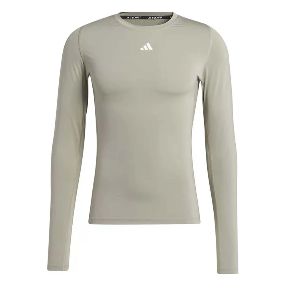 Adidas Lange mouwen T-shirt Gray Heren