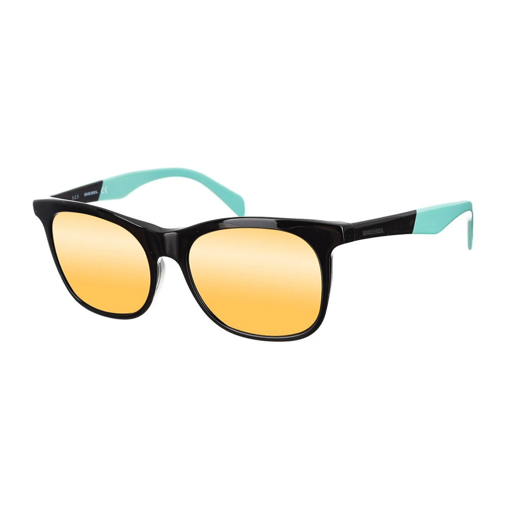 Diesel Blue Rectangular Sunglasses - Female - Sunglasses - One Size - Accessories