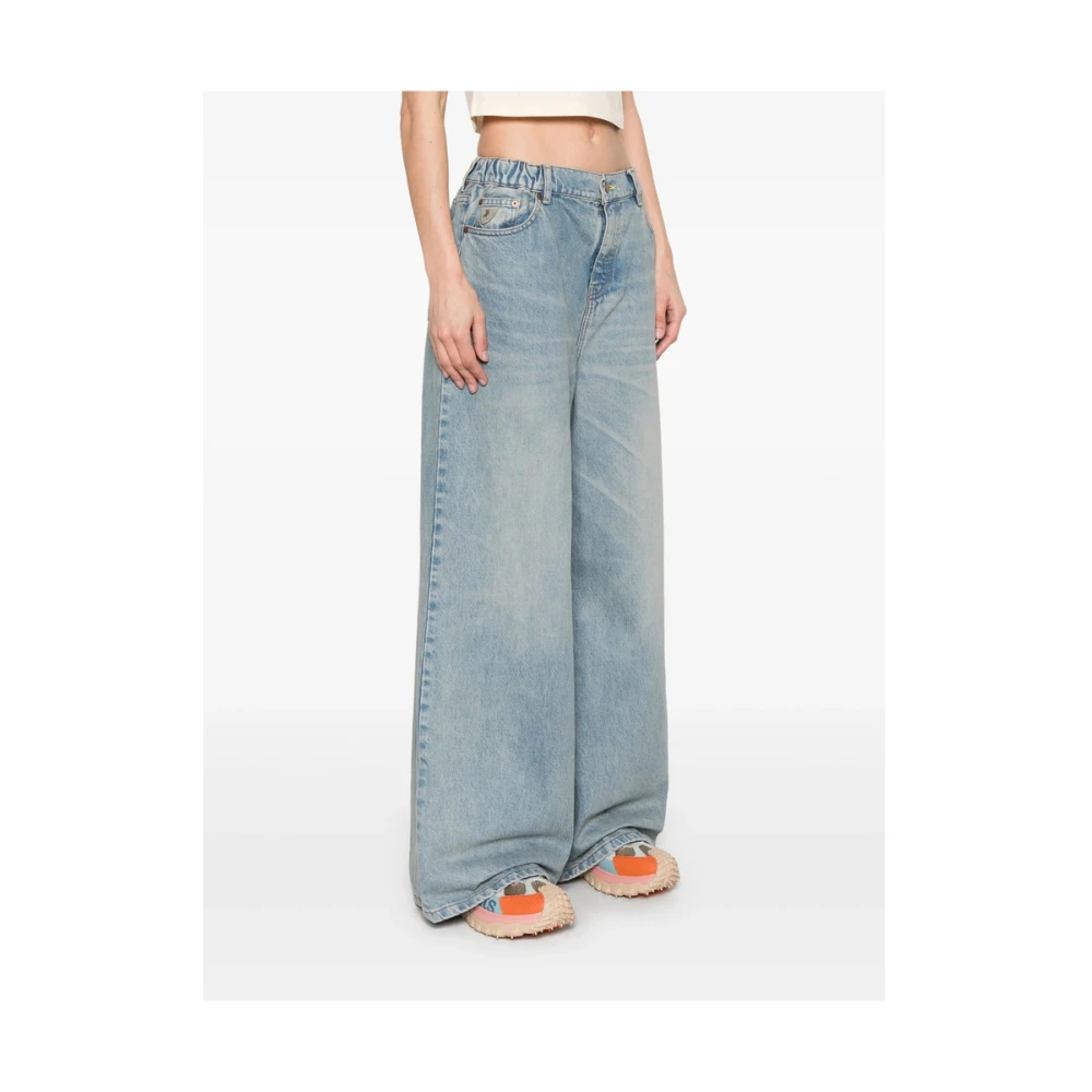 Lois Blauwe Klassieke Five-Pocket Jeans Blue Dames