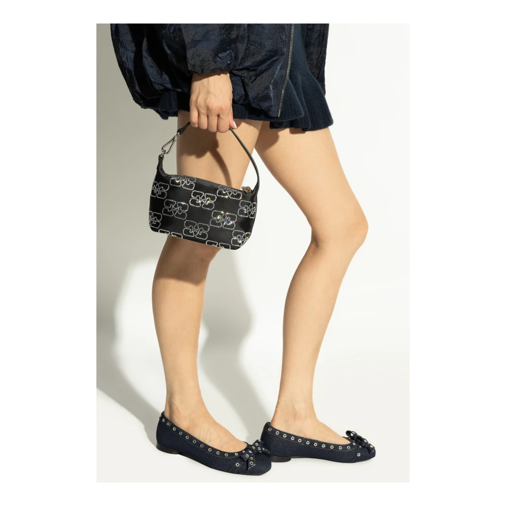 Ganni Handtas Black Dames