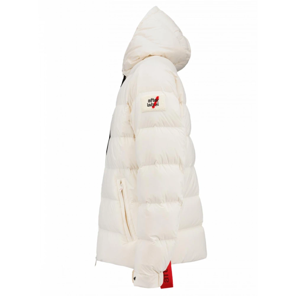 Afterlabel Katoenen parka en gewatteerde jassen White Heren