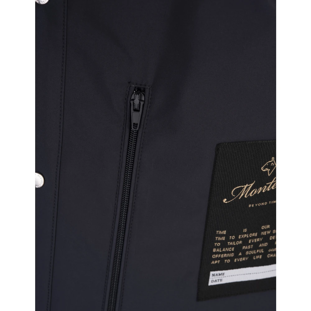 Montecore Blauw Polyester Polyurethaan Samenstelling Jas Blue Heren
