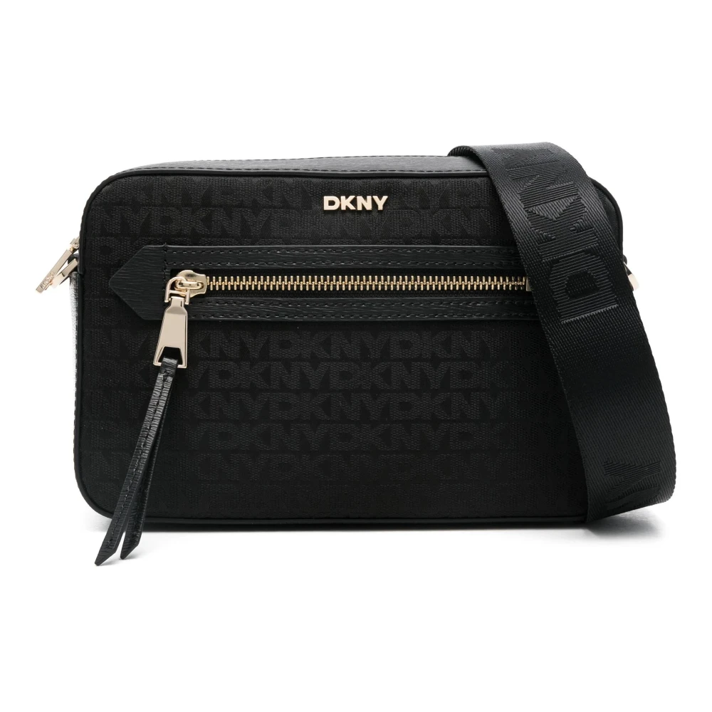 DKNY Zwarte Crossbody Tas Casual Stijl Black Dames