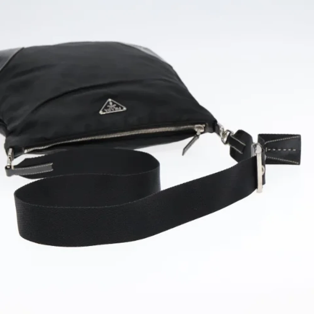 Prada Vintage Pre-owned Leather prada-bags Black Dames