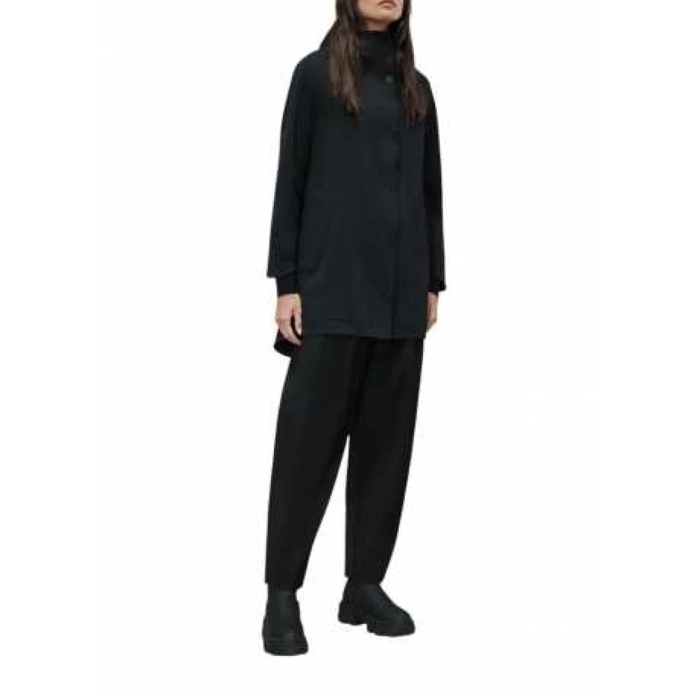 RRD Zwarte waterafstotende parka met capuchon Black Dames