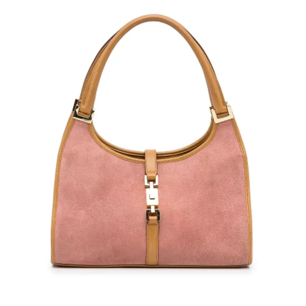 Gucci Vintage Pre-owned Suede gucci-bags Pink Dames