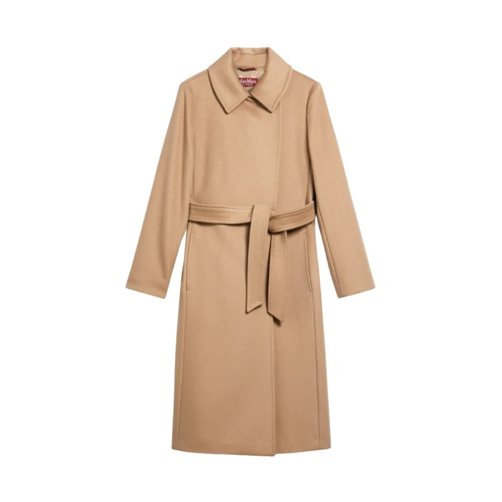 Max Mara Kameel Jassen Bcollag Brown Dames