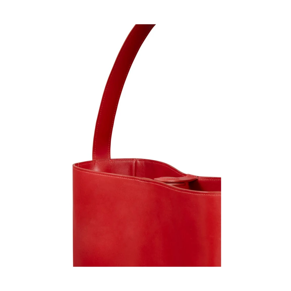 Ines De La Fressange Paris Léonore L rode leren tas Red Dames
