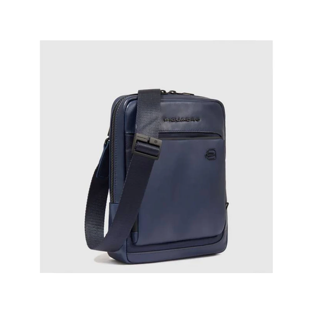 Piquadro Stijlvolle Borselli Tas Blue Heren
