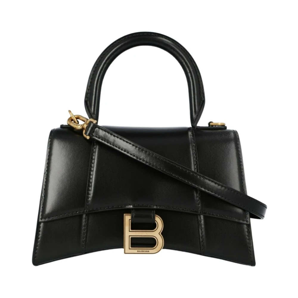 Balenciaga Hourglass XS Handtas Black Dames