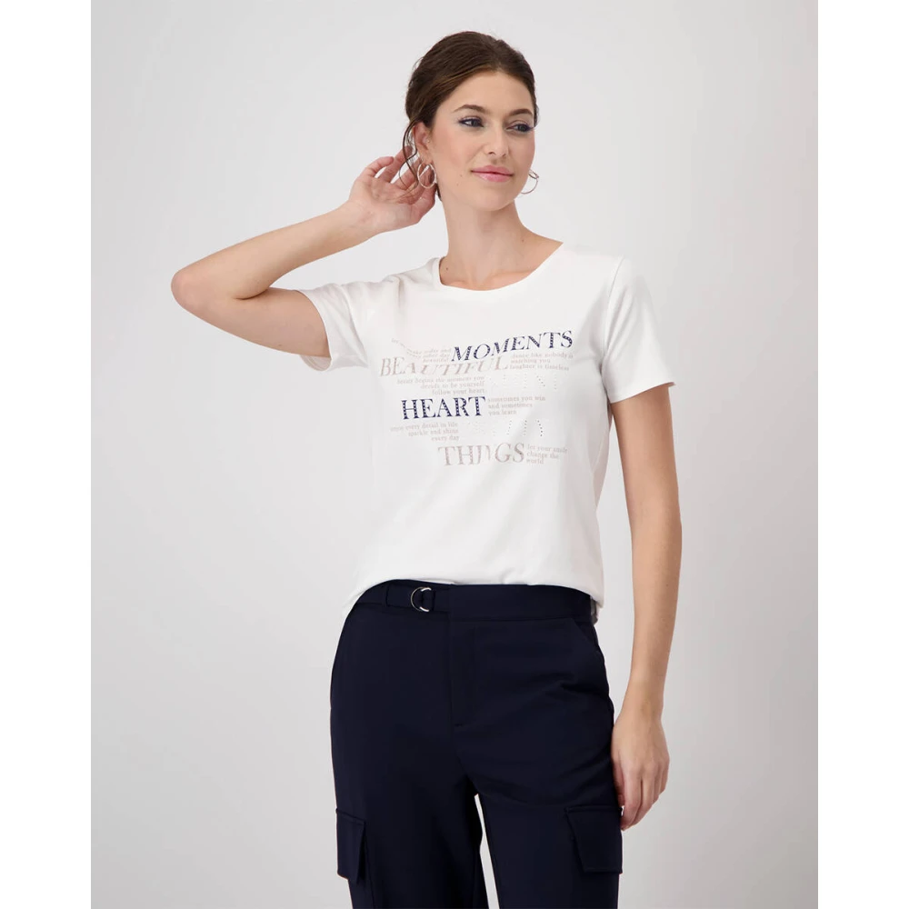 monari Casual T-shirt Beige Dames