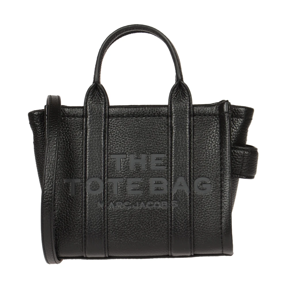 Marc Jacobs Women's Gray The Micro Leather Tote Bag Black Tote_bags H053l01re22-001 - Image 4