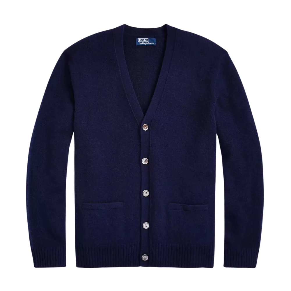 Ralph Lauren Navy Cardigan Blue Heren