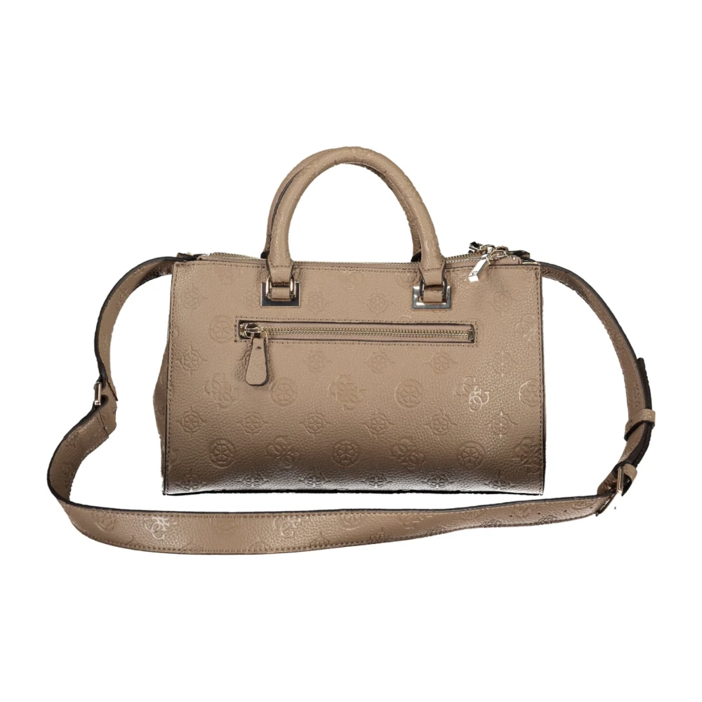 Guess Beige Schoudertas Cresidia Contrast Details Beige Dames