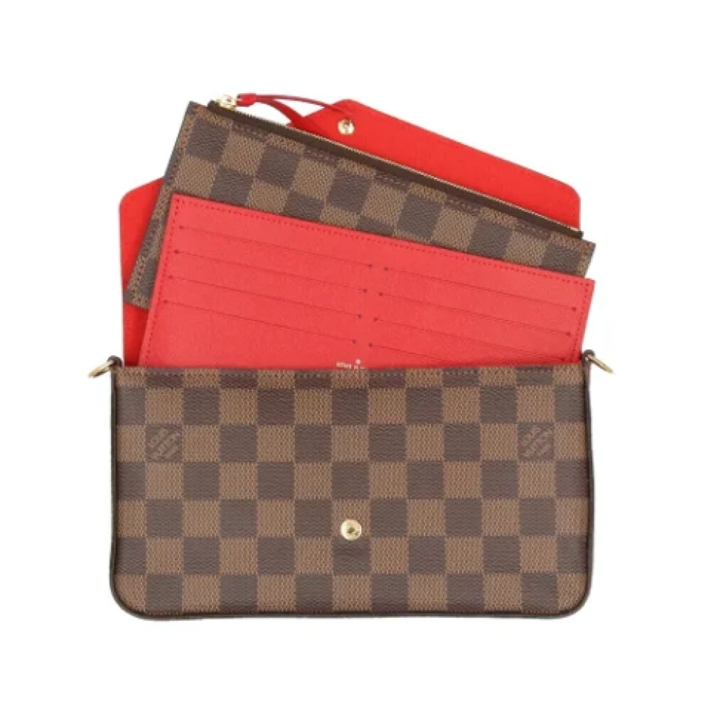 Louis Vuitton Vintage Pre-owned Canvas crossbody-bags Brown Dames