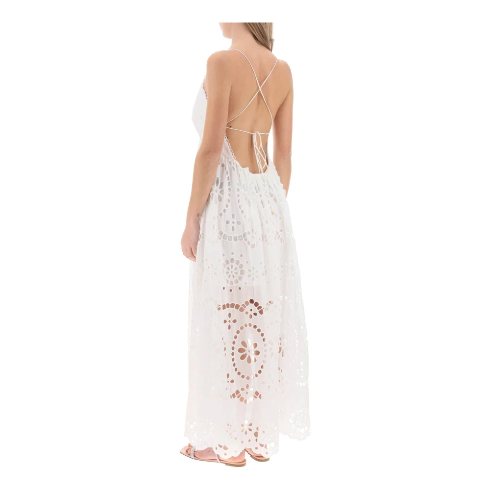 Zimmermann Lexi Broderie Anglaise Maxi Jurk White Dames