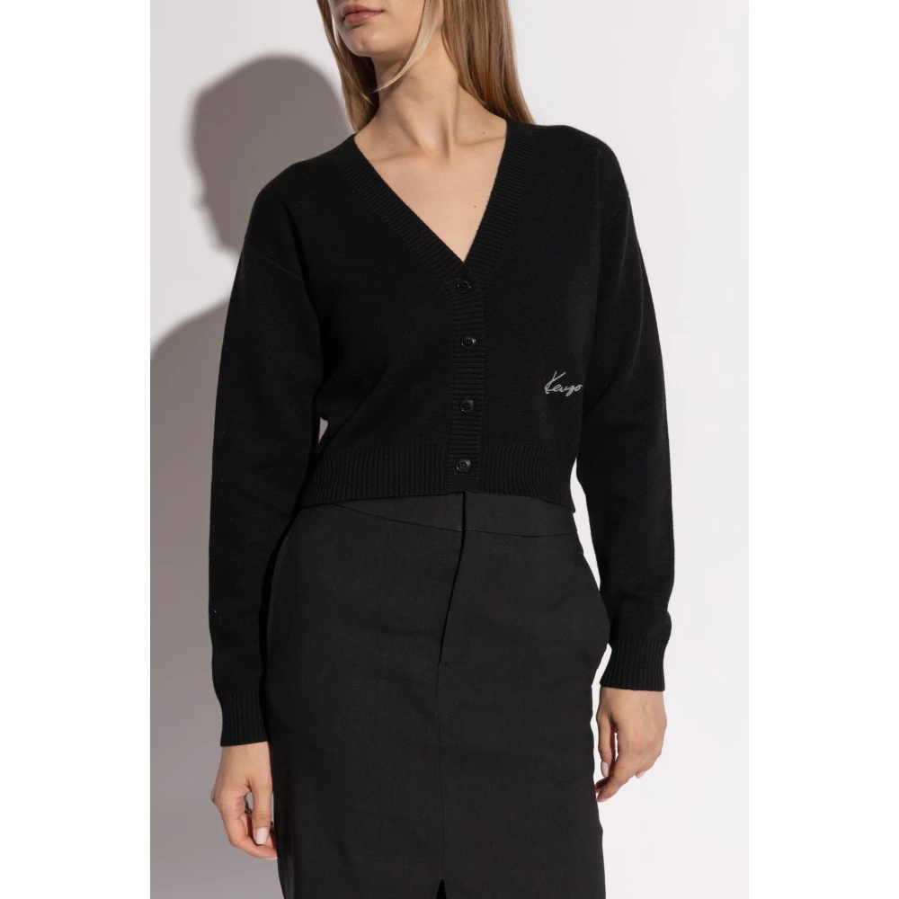Kenzo Wollen vest Black Dames