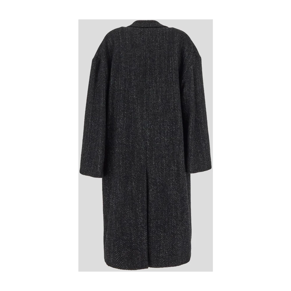 Lardini Wollen en Polyester Damesjas Gray Dames