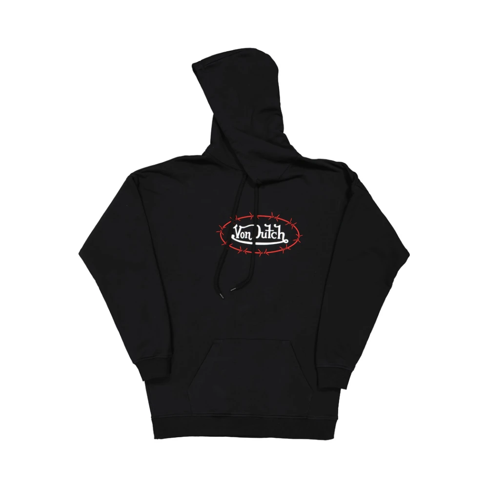Von Dutch Katoenen Sportswear Hoodie Mil X Vd Black Heren