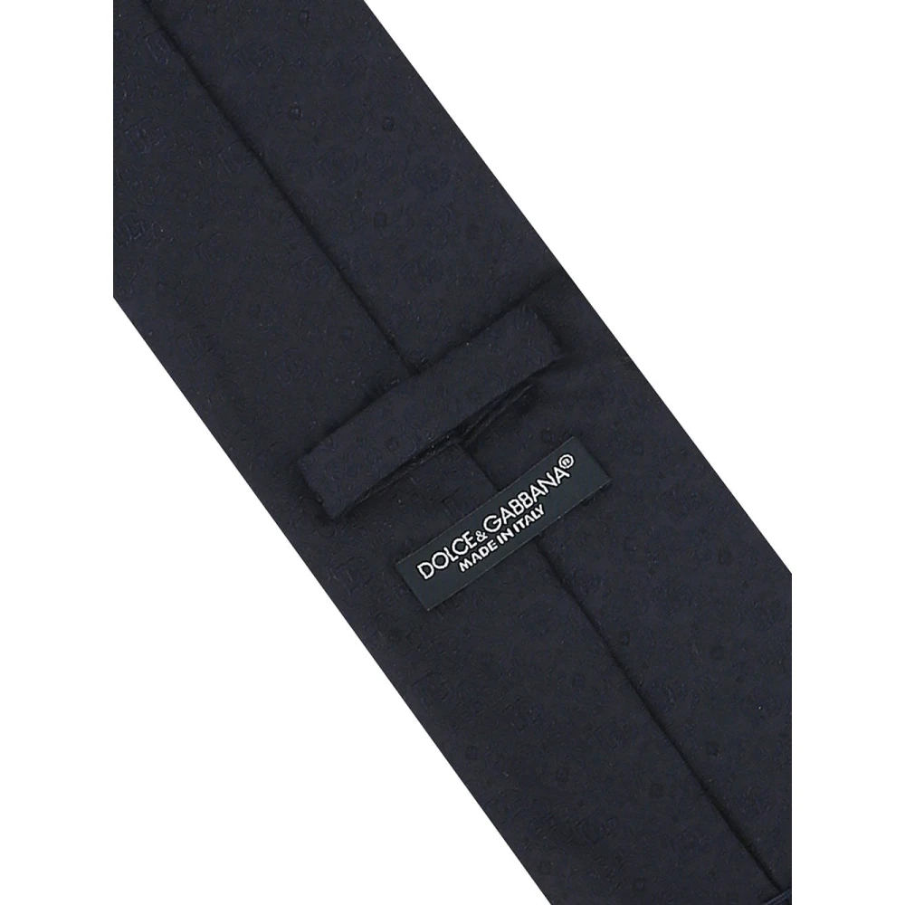 Dolce & Gabbana Elegante Zijden Stropdas Gt147Eg0Jyrb6712 Blue Heren