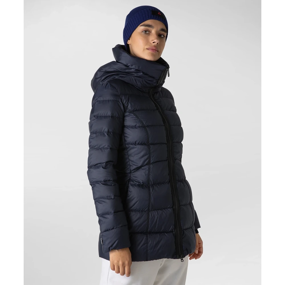 Peuterey Stijlvol Lichtgewicht Gewatteerde Jas Blue Dames