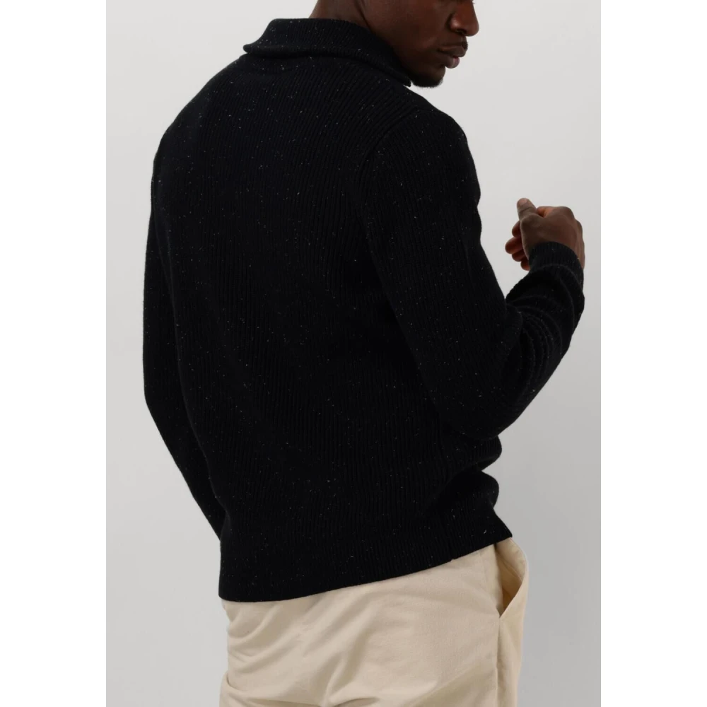 Saint Steve Klassieke Navy Trui voor Mannen Blue Heren