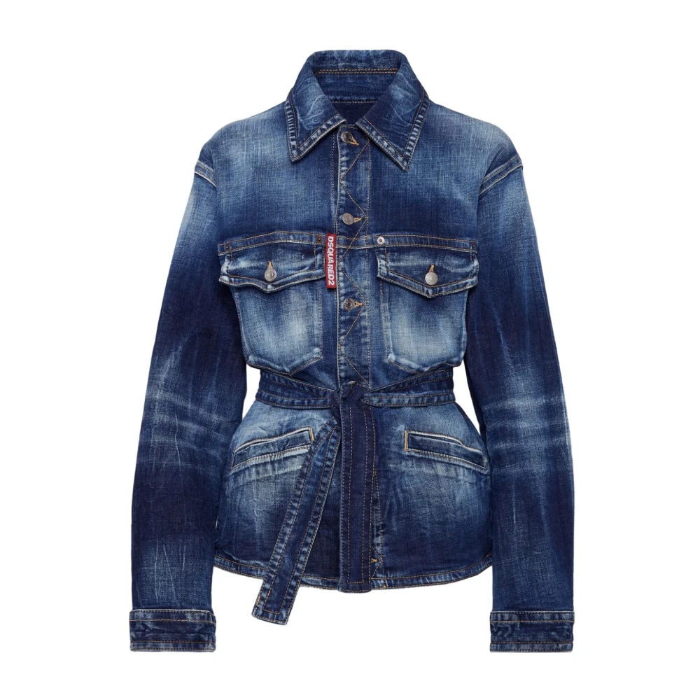 Dsquared2 Women's Blue Denim Jacket - Denim Jackets - S - Jackets