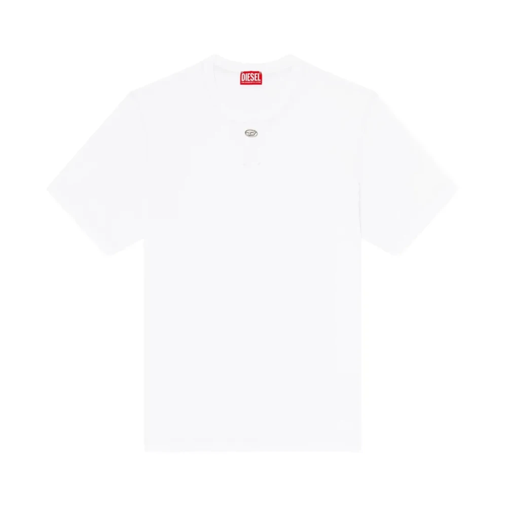 Diesel Men's White T-Shirts, M, T-Madjust-Tr