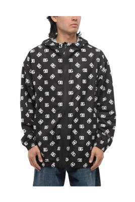 Logo Print Windbreaker Jacket
