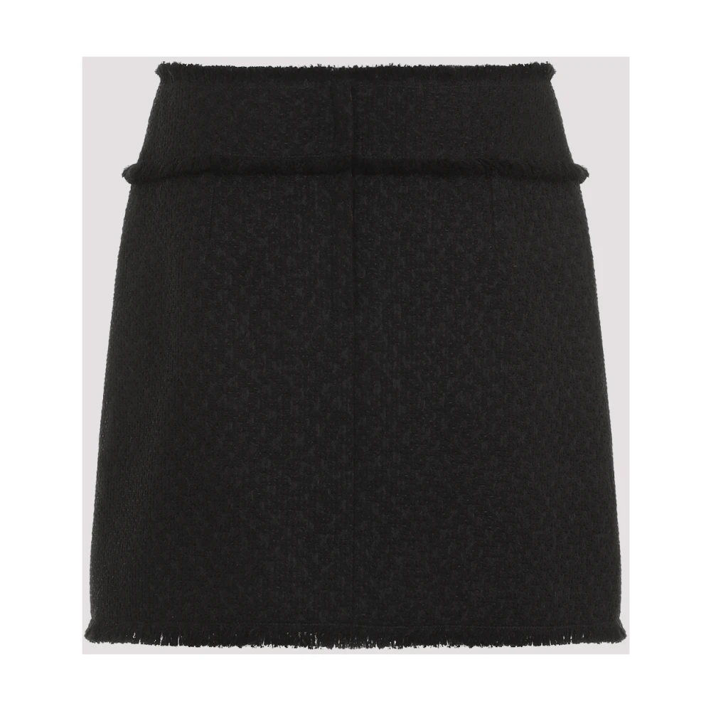 Dolce & Gabbana Zwarte Rokken Aw24 Dameskleding Black Dames