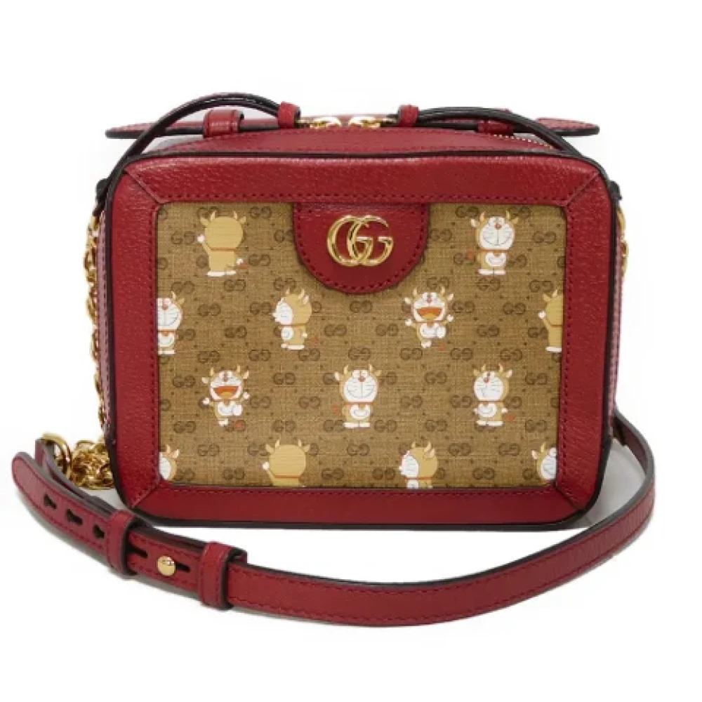 Gucci Vintage Pre-owned Canvas gucci-bags Brown Dames