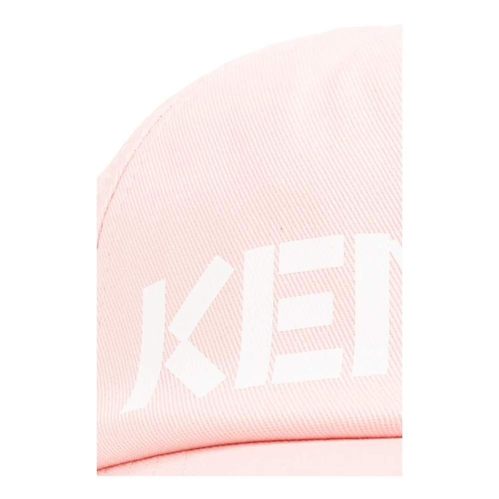 Kenzo Baseballpet met logo Pink Heren